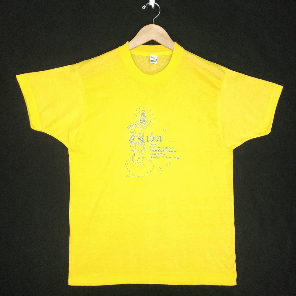 Vintage 90s Precious Moments Enesco Collector Convention Screen Stars T-shirt